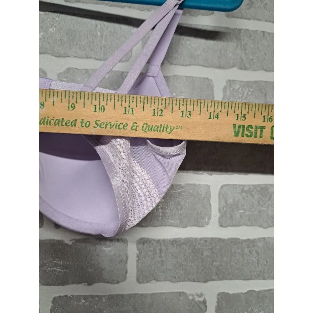 Maidenform Push‎ Up Padded Purpple Solid Womens Bra  Size 34D NWT